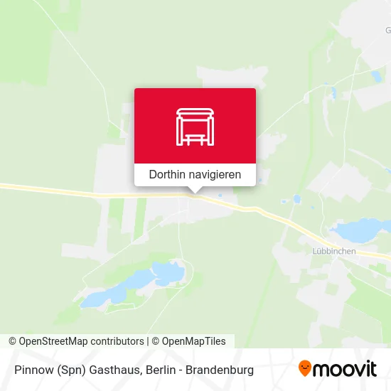 Pinnow (Spn) Gasthaus Karte