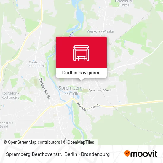 Spremberg Beethovenstr. Karte