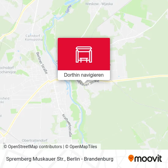 Spremberg Muskauer Str. Karte