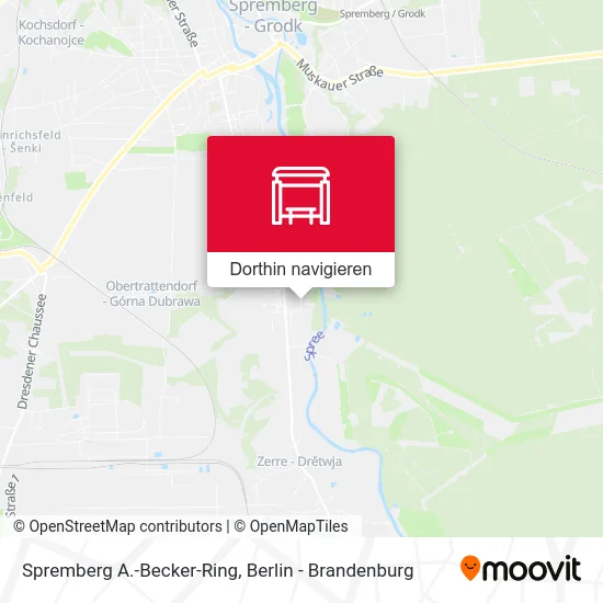 Spremberg A.-Becker-Ring Karte