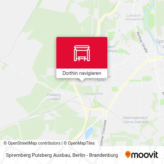 Spremberg Pulsberg Ausbau Karte