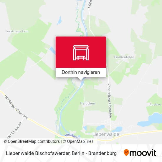 Liebenwalde Bischofswerder Karte