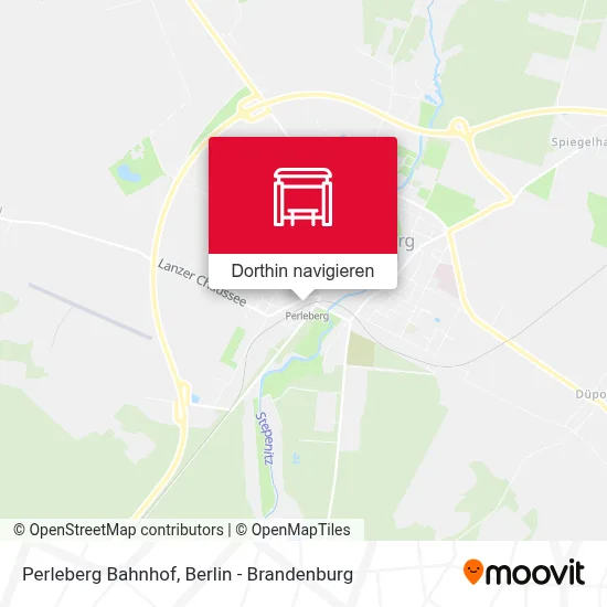 Perleberg Bahnhof Karte