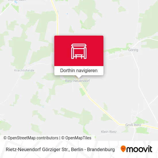 Rietz-Neuendorf Görziger Str. Karte