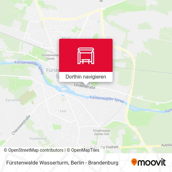 Fürstenwalde Wasserturm Karte