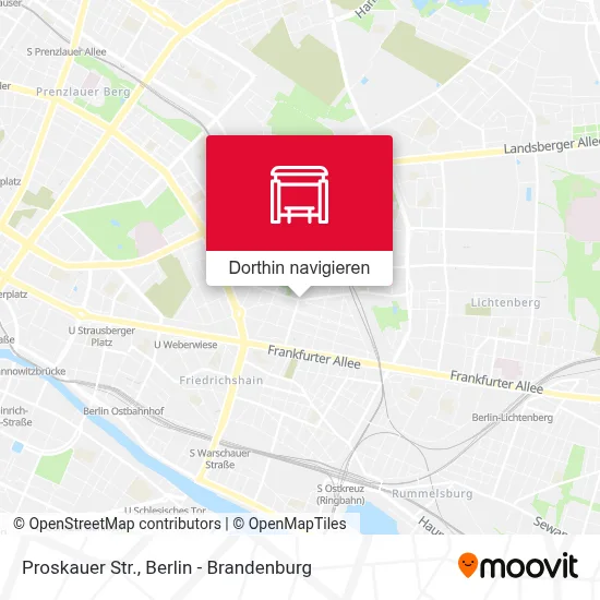 Proskauer Str. Karte