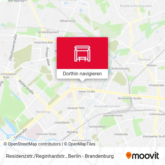 Residenzstr./Reginhardstr. Karte