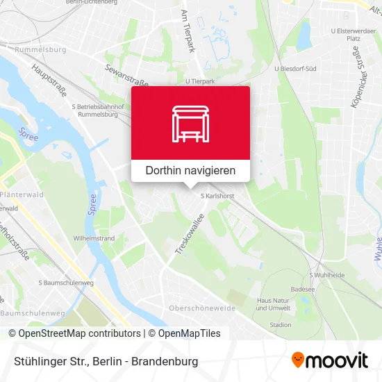 Stühlinger Str. Karte