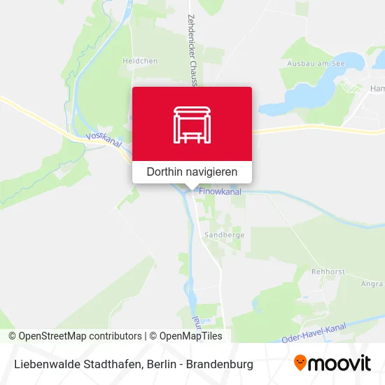 Liebenwalde Stadthafen Karte