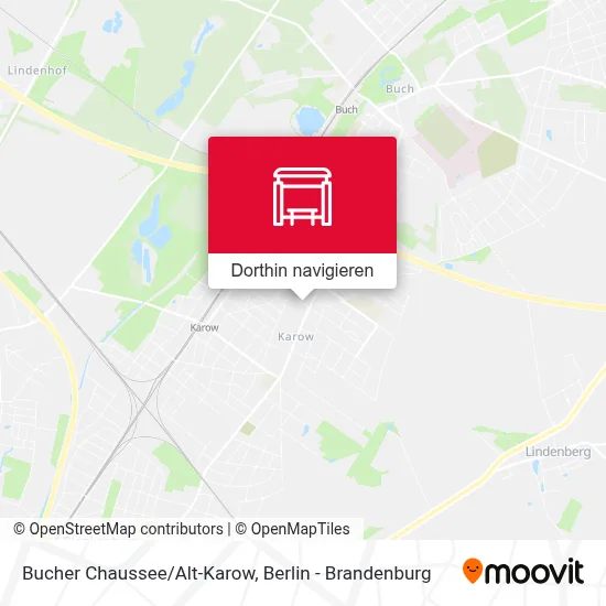 Bucher Chaussee/Alt-Karow Karte