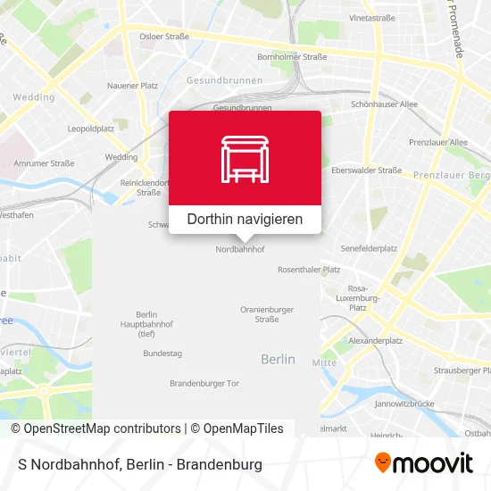 S Nordbahnhof Karte