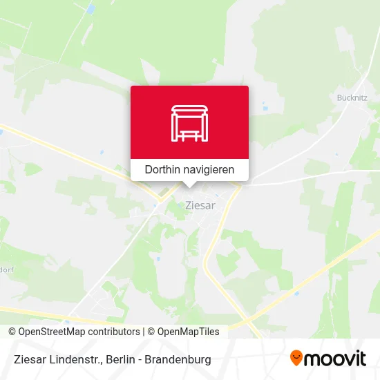 Ziesar Lindenstr. Karte
