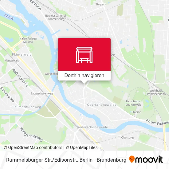 Rummelsburger Str./Edisonstr. Karte