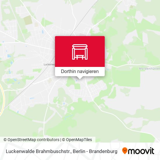 Luckenwalde Brahmbuschstr. Karte