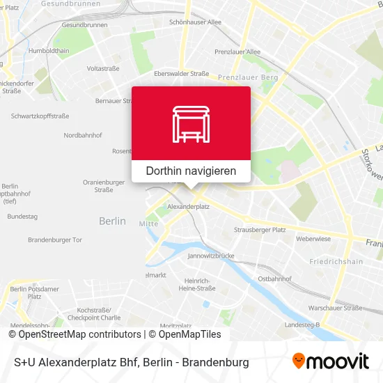 S+U Alexanderplatz Bhf Karte