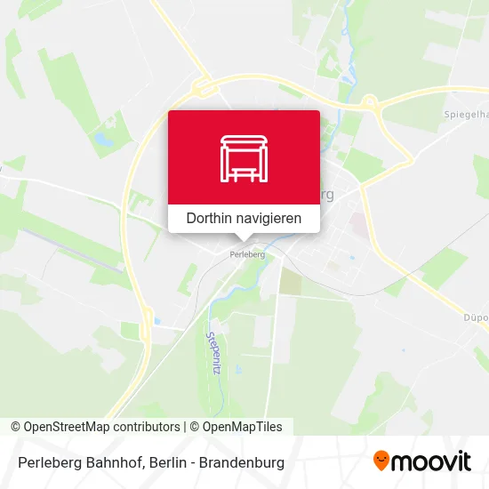 Perleberg Bahnhof Karte