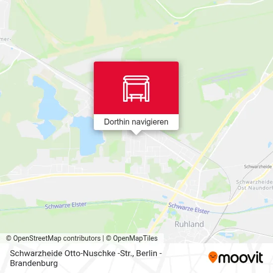 Schwarzheide Otto-Nuschke -Str. Karte