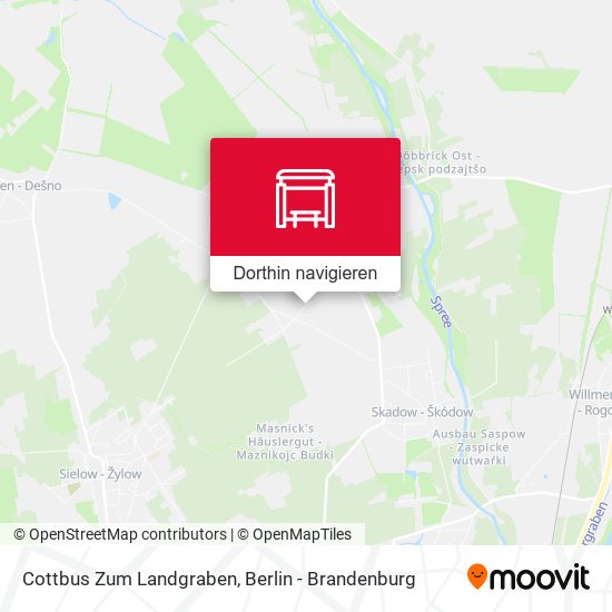 Cottbus Zum Landgraben Karte