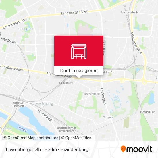 Löwenberger Str. Karte