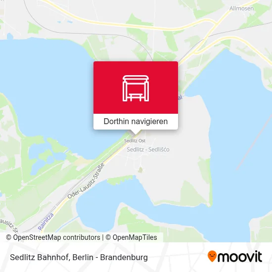 Sedlitz Bahnhof Karte
