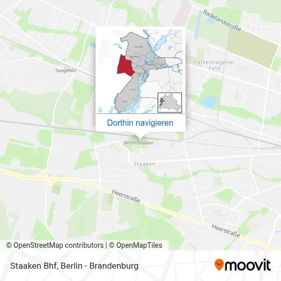 Staaken Bhf Karte