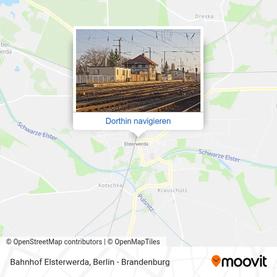 Bahnhof Elsterwerda Karte