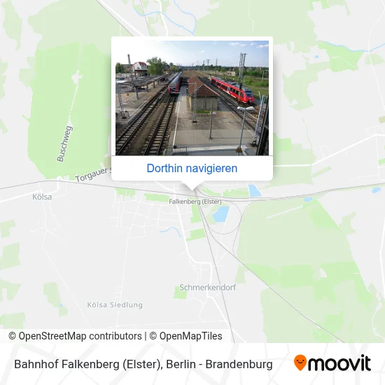 Bahnhof Falkenberg (Elster) Karte