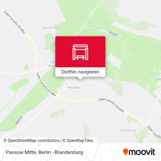 Passow Mitte Karte