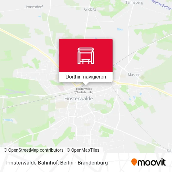 Finsterwalde Bahnhof Karte