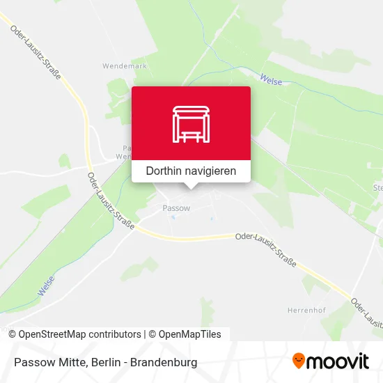 Passow Mitte Karte
