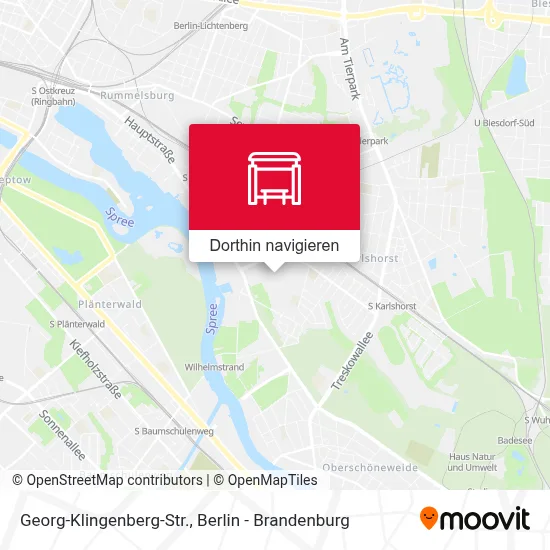 Georg-Klingenberg-Str. Karte