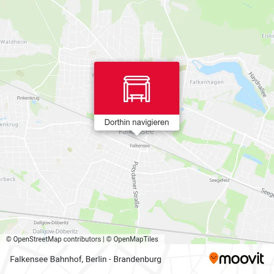 Falkensee Bahnhof Karte