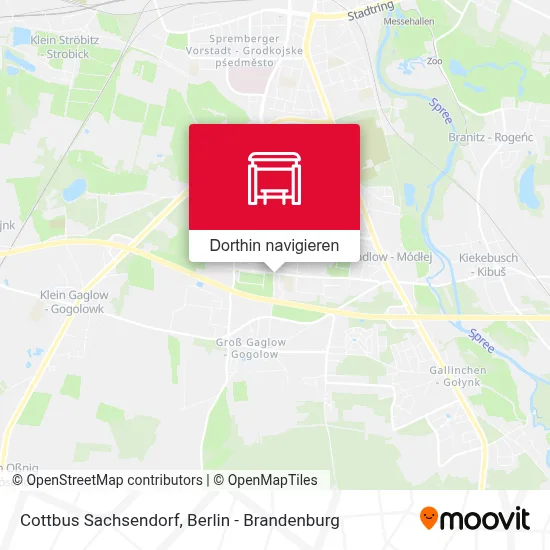 Cottbus Sachsendorf Karte
