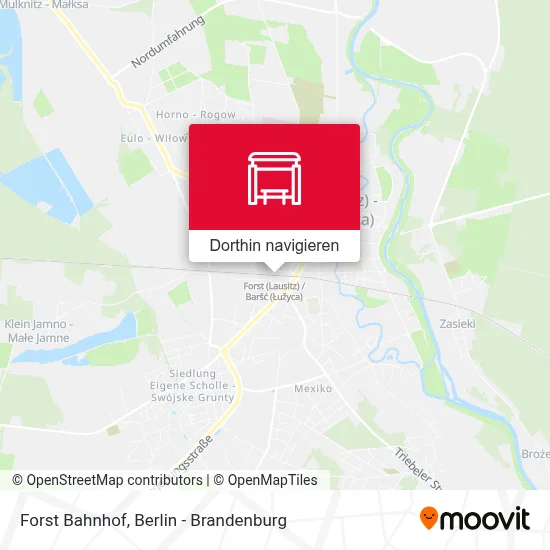 Forst Bahnhof Karte