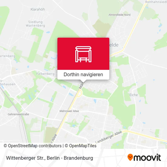 Wittenberger Str. Karte