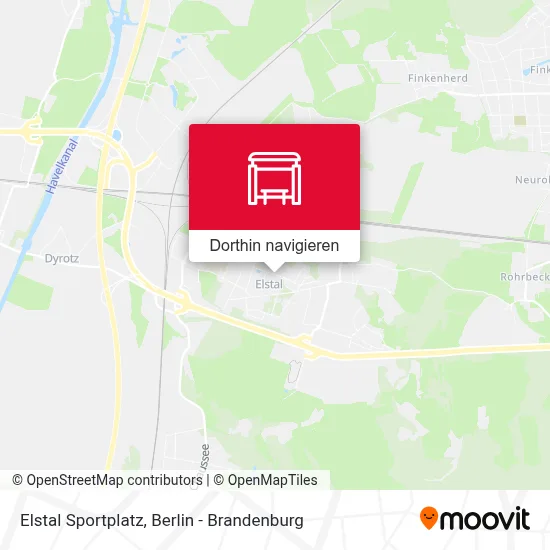 Elstal Sportplatz Karte