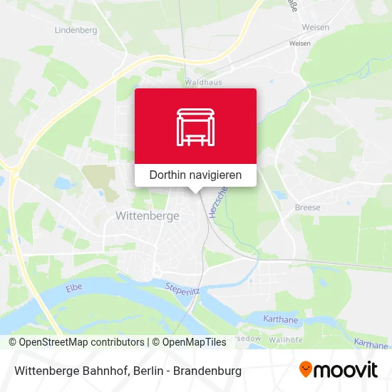 Wittenberge Bahnhof Karte
