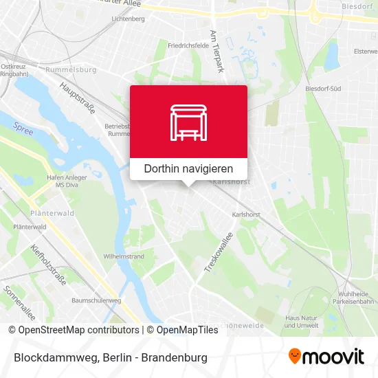 Blockdammweg Karte
