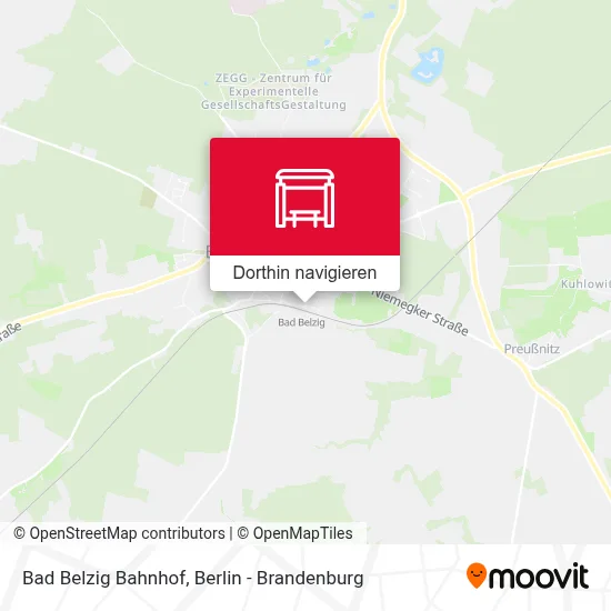 Bad Belzig Bahnhof Karte