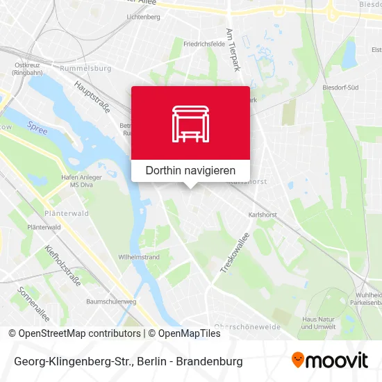 Georg-Klingenberg-Str. Karte