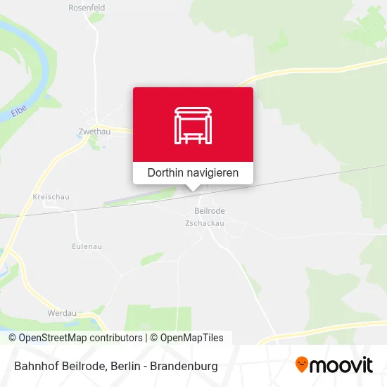 Bahnhof Beilrode Karte