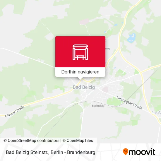 Bad Belzig Steinstr. Karte