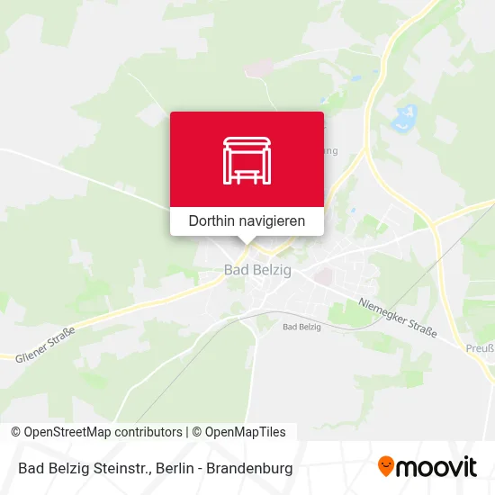 Bad Belzig Steinstr. Karte