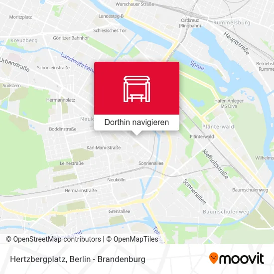 Hertzbergplatz Karte