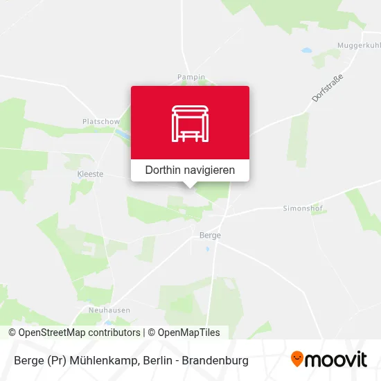 Berge (Pr) Mühlenkamp Karte