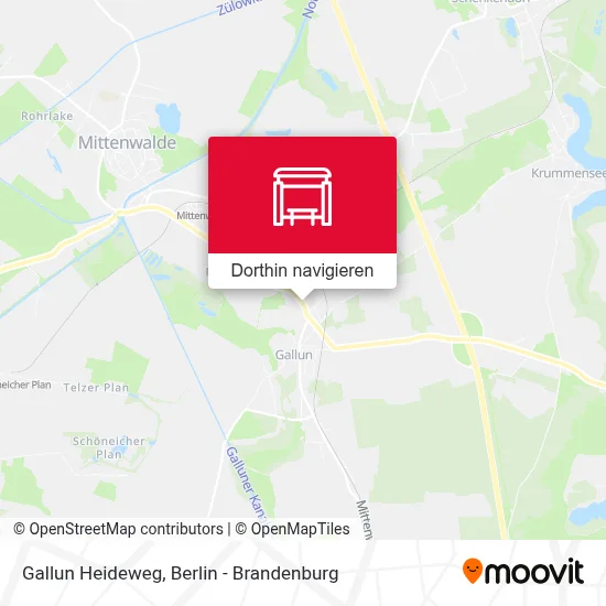 Gallun Heideweg Karte