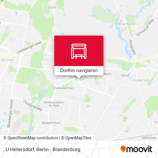 U Hellersdorf Karte