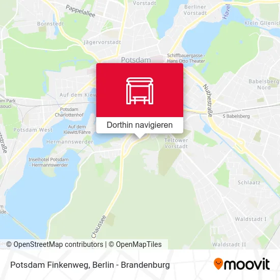 Potsdam Finkenweg Karte