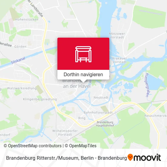 Brandenburg Ritterstr./Museum Karte