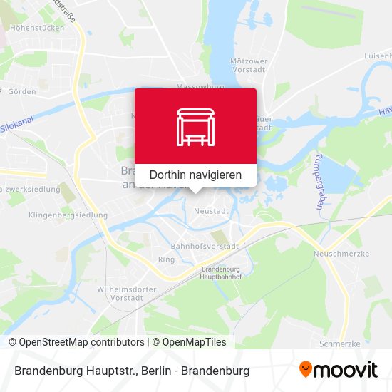 Brandenburg Hauptstr. Karte